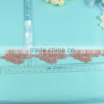 HC4752-1 Hechun Hot Fix Garments Fashion Beaded Lace Trim photo-5