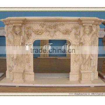 UK,American Stone Fireplace Marble Granite Fireplace