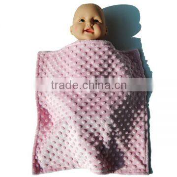 9 Designs Lovely Lt Pink Cuddle Soft Minky Doll Blanket Size for Party Gift