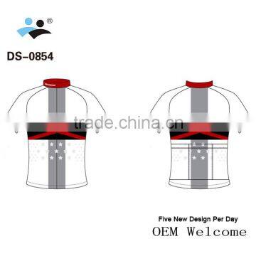 Custom Quick Dry White Plus Size bikewear For Team wear