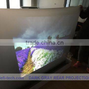 Free fedex Delivery cost clear Adhesive Rear Projection Screen film,High quality screen