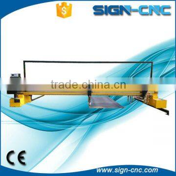 thc gantry type cnc flame plasma cutting machine with gas plasma torch