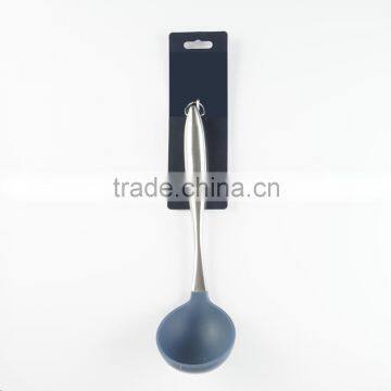 FDA LFGB High End hollow handle kitchenware series silicone ladle