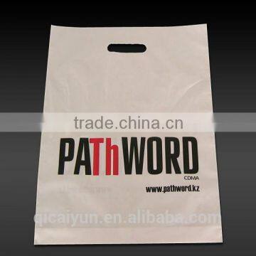 Biodegradable printed plastic bag shopping die cut