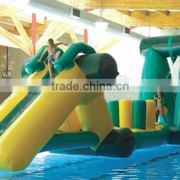 QH-WP-27-indoor inflatable mini water park-water games-water slide