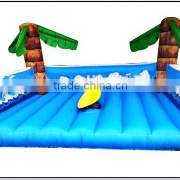 inflatable mechanical surfboard ride/inflatable rodeo surfing board ride