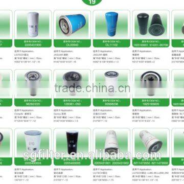 China wholesale compressor spare parts fuel and oil filters for Compair for Quincy