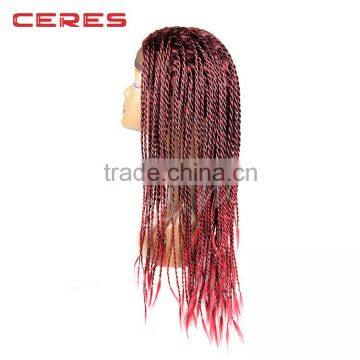 Fashion Easy to Wear Braided Lace Wigs With Different Color photo-4