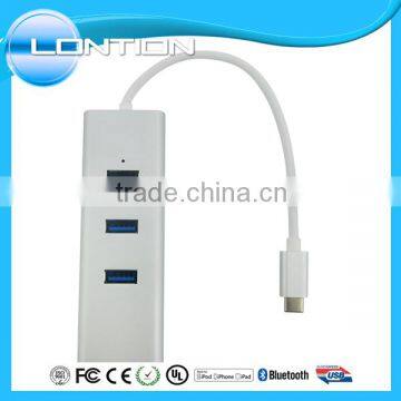 Type C USB 3.0 to USB3.0 4 Ports Hub + Type-C Female Charging Port photo-3