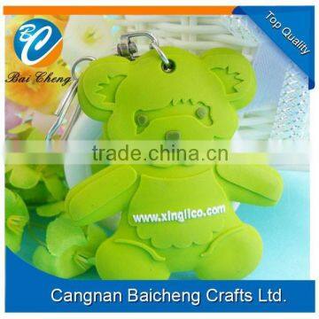 Promotional Soft Rubber Key Chain With 3D Oval Shape Supplies Best Price and Quality in Custom Logo and Brand photo-4