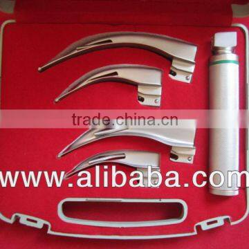 FIBER OPTIC Macintosh Laryngoscope Blades FIBER OPTIC LARYNGOSCOPE SET