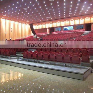 Retractable Seating telescopic chair system tribune bleachers