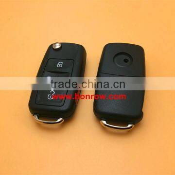 New arrival VW 4+1 button flip remote key shell case for VW car key