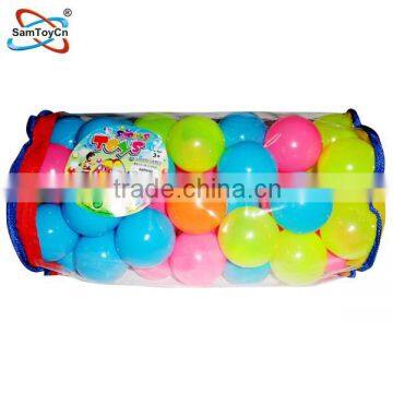 6 cm 50pcs coloured plastic balls/wholesale plastic balls