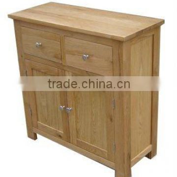 Solid oak sideboard with 2 door and 2 drawer