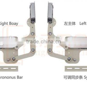 Cabinet High-rise Flap Lift Fitting With Gas Springs on Either Side photo-2