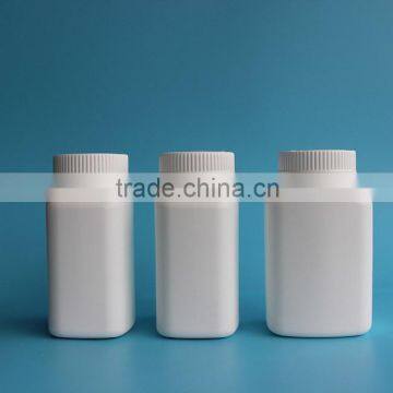 Square Plastic HDPE Pharmaceutical Capsule Bottle With Child Proof Cap photo-3