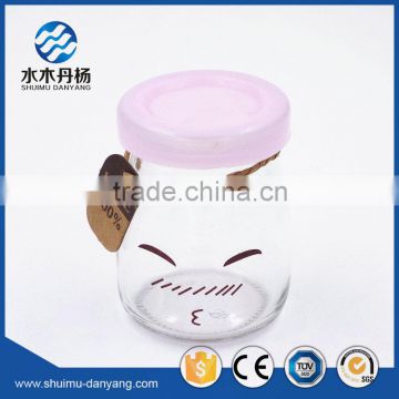 Hot sale and high quality glass pudding bottle