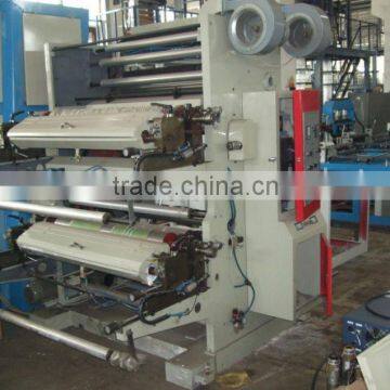 YT-2600 Two Colors Plastic film roll to roll print machine