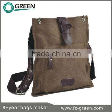 2014 new style college canvas travel shoulder bag for men