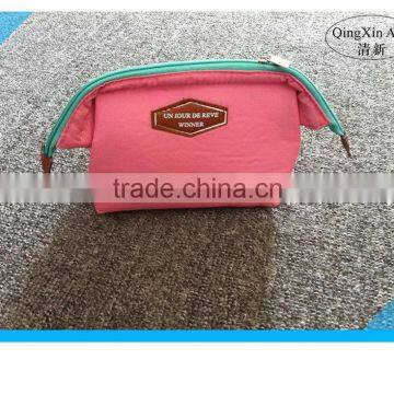 new products pure pink cotton cosmetic bag