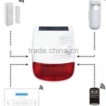 Security Alarm Siren Solar Powered Work as Control Panel photo-2