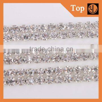 Rhinestone dance iron on transfer cup chain on sale