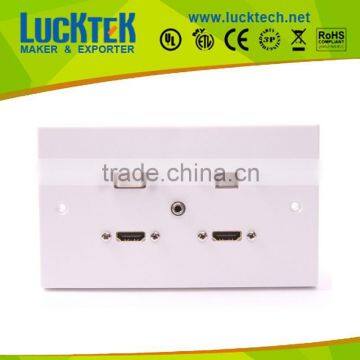 VGA, USB, Audio, HDMI Plug and Play Projector Wall Plate