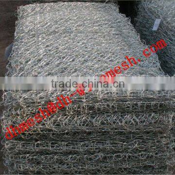 Galvanized /PVC gabion mesh box / gabion basket