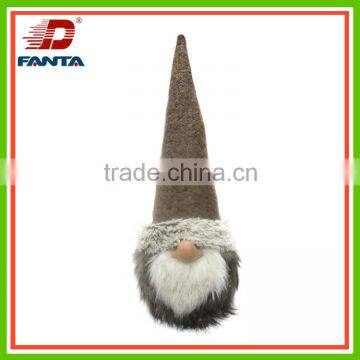 Newest vivid standing clothware santa for Christmas decoration- two sizes