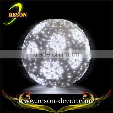 christmas motif led acrylic crystal ball