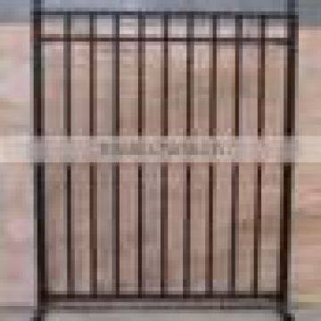 steel garden fence