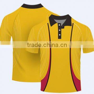 Custom 100% polyester men sublimated polo style shirt