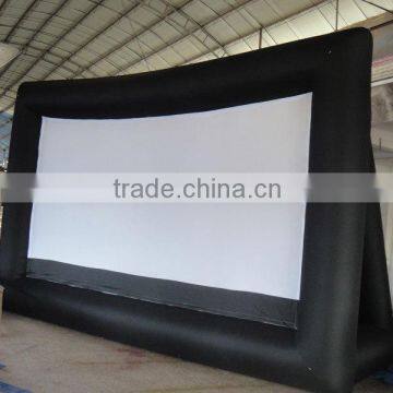 outside movie screen