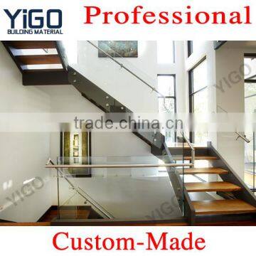 Stainless Steel Staircase Handrail Design / Stainless Steel Glass Staircase Quality Choice photo-5