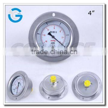 High quality all stainless steel back flange low pressure meter