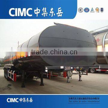 CIMC 3x13T Fuwa Axles Stainless Steel Oil Tank Trailer/Fuel Tanker Semi Trailer