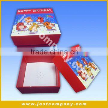 Birthday Musical Chocolate Gift Boxes, Fancy Paper Chocolate Gift Packaging Boxes