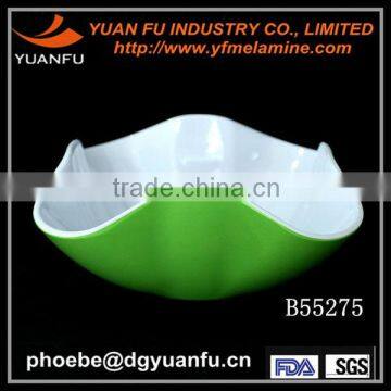 100% melamine salad bowl plastic