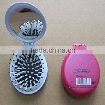 plastic comb and hairbrush set