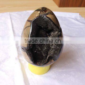 magic design natural septarian stone egg for sale