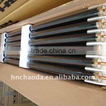 Heat pipe evacuated collector tube