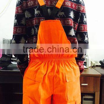 orange bibpant overalls for greece,working bib pants overall,work pants