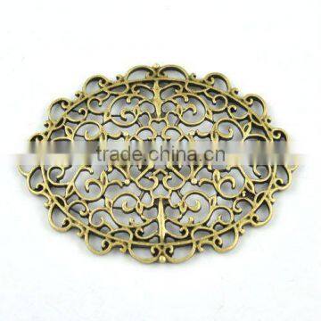 Flower circle metal jewelry connector,jewelry connectors