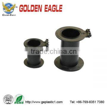 Black small empty injection mould plastic bobbin plastic spool