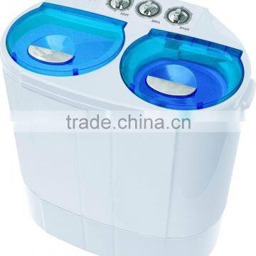 3kg semi-auto top-loading mini twin tub washing machine