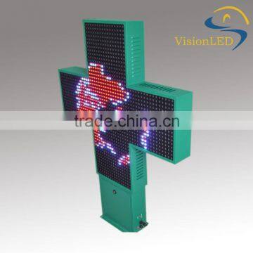 P16 LED Cross Sign Dedicated for Hospital Clinic Pharmacy