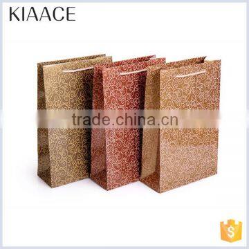 China supplier art design recycling printing kraft custom bulk gift bags