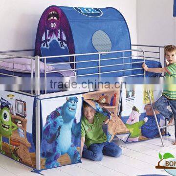 Metal Boy's football model Mid-sleeper bed