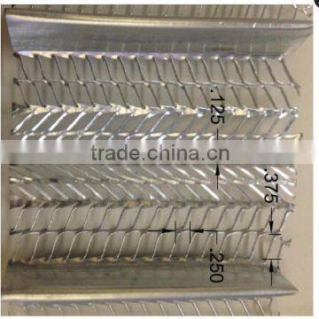 rib lath used as a background for plaster, render, stucco application